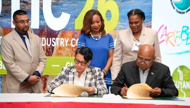 GUYANA AND JAMAICA SIGN TOURISM AGREEMENT TO EXPAND REGIONAL TRAVEL AND INVESTMENT