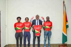 GUYANA’S CYCLING TEAM RECEIVES GOVERNMENT SUPPORT AHEAD OF CARIBBEAN CHAMPIONSHIPS