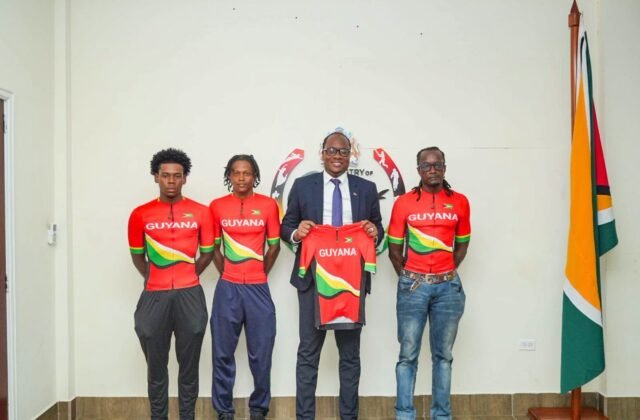 GUYANA’S CYCLING TEAM RECEIVES GOVERNMENT SUPPORT AHEAD OF CARIBBEAN CHAMPIONSHIPS