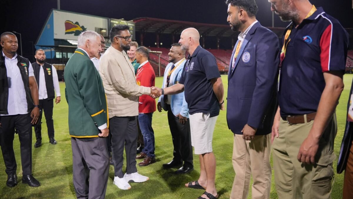 GUYANA WELCOMES 15 INTERNATIONAL CRICKET TEAMS AS OVER-40S WORLD CUP GETS UNDERWAY