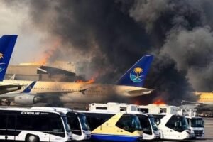 SAUDI ARABIA THREATENS RETALIATION AFTER RIYADH AIRPORT ATTACK KILLS 12